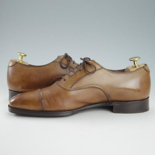 極上★トリッカーズ 6E【現行定価￥104,500-★(英)WALKER&GUNN別注/Ashby】ウォーカー&ガン/ストレートチップ/薄茶/Tricker's★h125