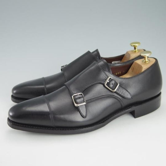 未使用★ユニオンインペリアル SIZE 8.5【定価￥42,900-★ダイナイトソール仕様/U1942】ダブルモンク/カーフ/黒/Union Imperial★h126