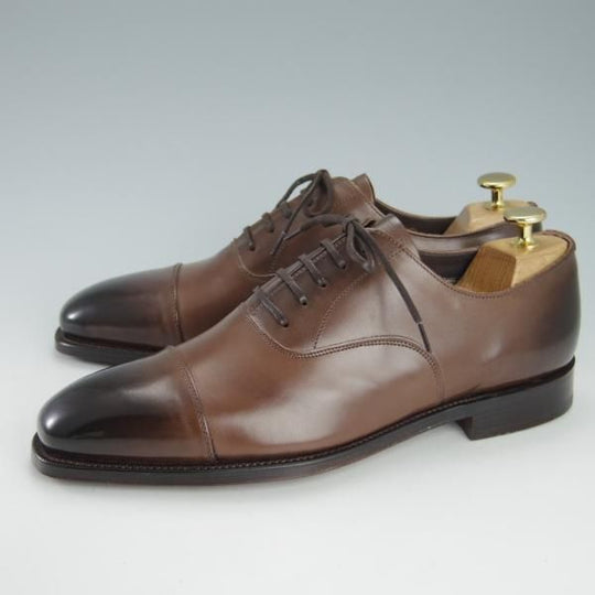 未使用★(英)グレンソン 7.5F【上級★G-ONEライン/G1】33551/ストレートチップ/カーフ/濃茶/メンズ/GRENSON★h127