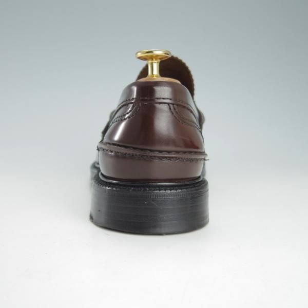 極上★チャーチ 60G/UK6【ブックバインダーカーフ★WILLENHALL/コインローファー】126ラスト/濃茶/Church's★h128