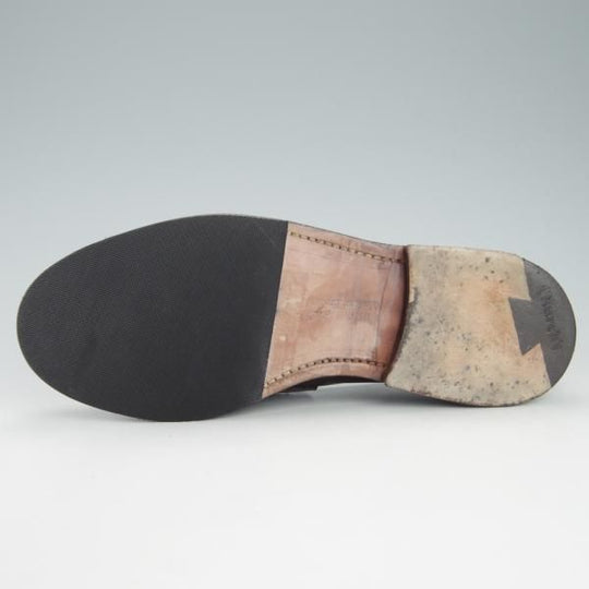 極上★チャーチ 60G/UK6【ブックバインダーカーフ★WILLENHALL/コインローファー】126ラスト/濃茶/Church's★h128