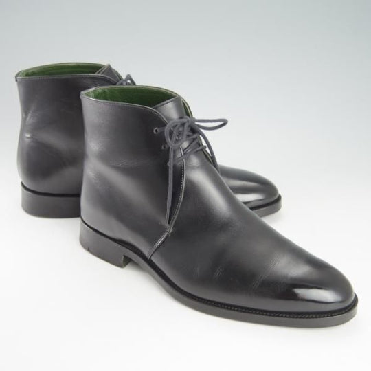 極上★トリッカーズ SIZE 6.5【モデル定価￥82,080-★ジョージブーツ/M7098】チャッカ ブーツ/ボックスカーフ/黒/メンズ/Tricker's★h130