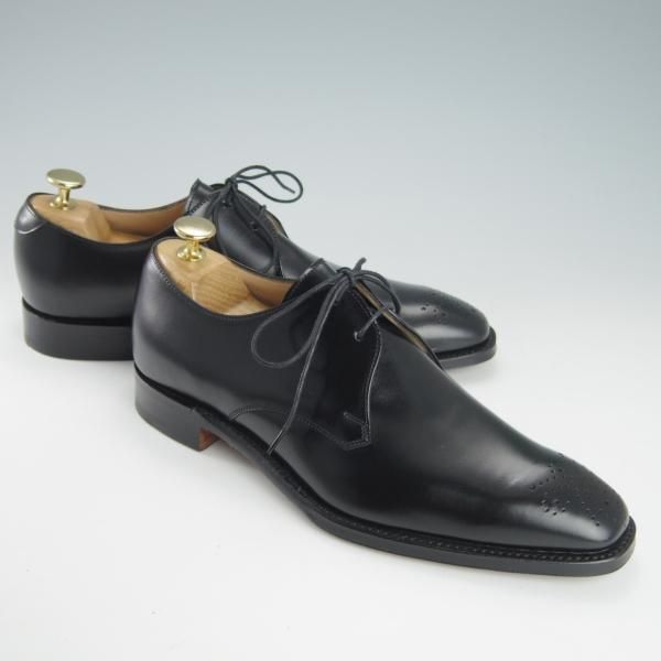 新品★(英)チーニー 6F【★LIVERPOOL/205ラスト】リヴァプール/Vフロント/カーフ/黒/メンズ/CHEANEY★h132
