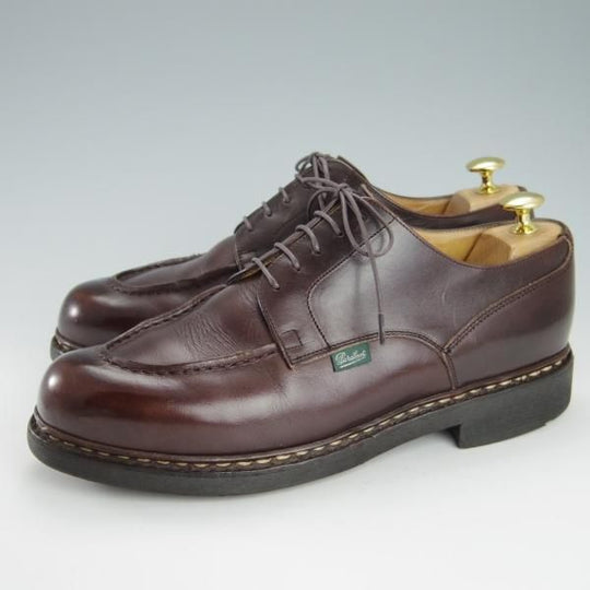 極上★パラブーツ SIZE 8.5【定価￥71,500-★シャンボード/CHAMBORD】カフェ/CAFE/リスレザー/TEXソール/Uチップ/濃茶/Paraboot★h135