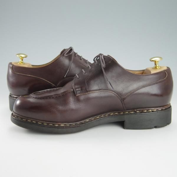 極上★パラブーツ SIZE 8.5【定価￥71,500-★シャンボード/CHAMBORD】カフェ/CAFE/リスレザー/TEXソール/Uチップ/濃茶/Paraboot★h135