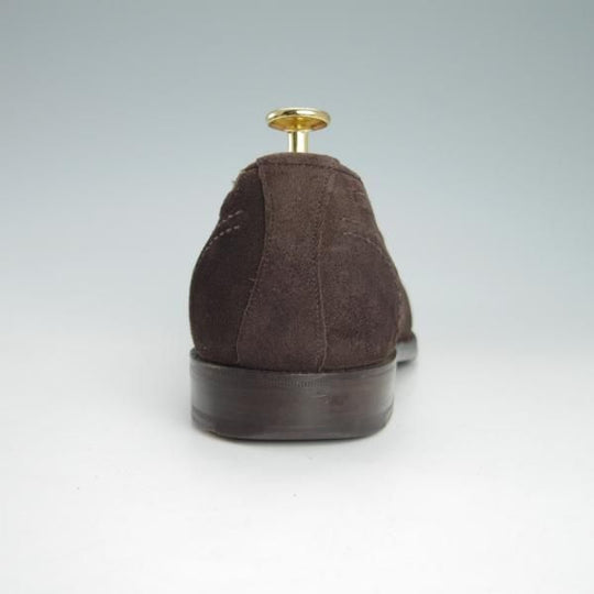 極上★(英)チーニー 7F【定価￥74,800-★HARRY/ハリー/214ラスト】タッセルローファー/スエード/濃茶/メンズ/CHEANEY★h137