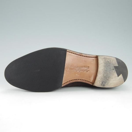 極上★(英)チーニー 7F【定価￥74,800-★HARRY/ハリー/214ラスト】タッセルローファー/スエード/濃茶/メンズ/CHEANEY★h137