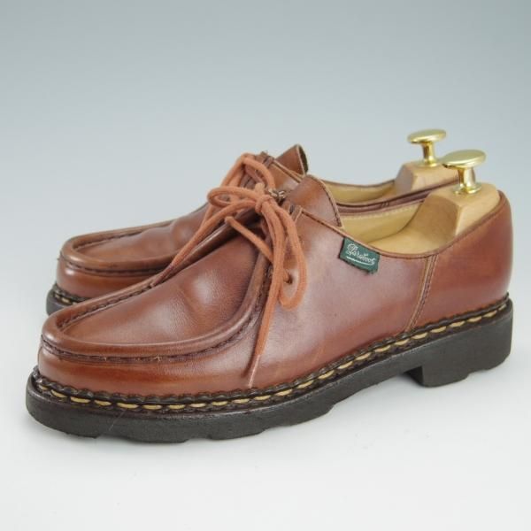 極上★パラブーツ(レディース) SIZE 3.5【定価￥69,300-★ミカエル/MICHAEL】チロリアンシューズ/リスレザー/MARRON/茶/Paraboot★h138