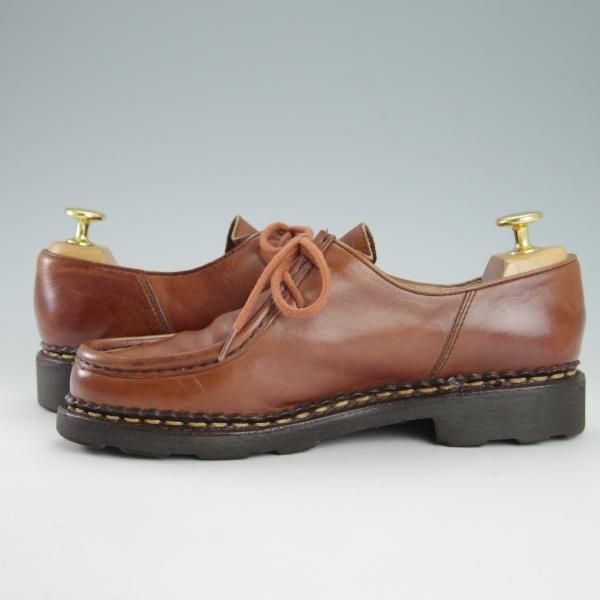 極上★パラブーツ(レディース) SIZE 3.5【定価￥69,300-★ミカエル/MICHAEL】チロリアンシューズ/リスレザー/MARRON/茶/Paraboot★h138