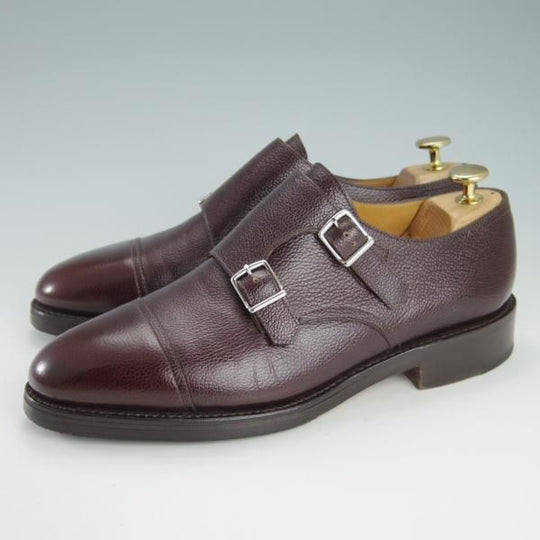 極上★ジョンロブ 6EE【定価￥206,800-★WILLIAM/ウィリアム/(水牛)バッファローレザー】9795ラスト/ダブルモンク/赤茶/JOHN LOBB★h140