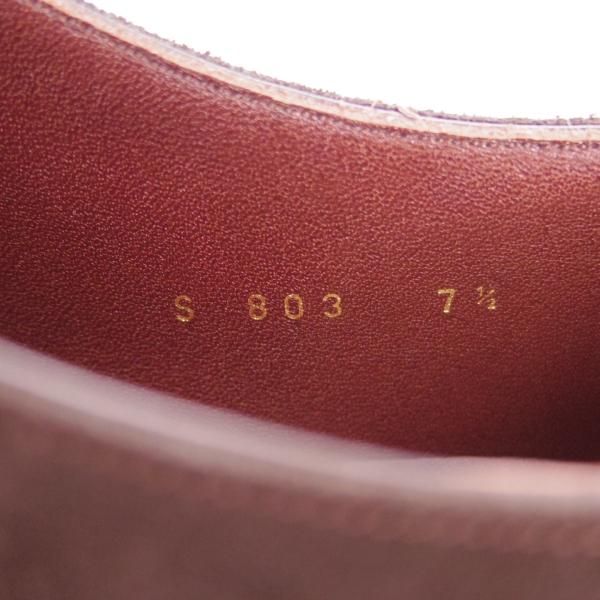 極美品★Soffice&Solid/ソフィス&ソリッド SIZE 7.5【定価￥59,400-★ダブルモンク/S803】スエード/濃茶/トレーディングポスト取扱★h141