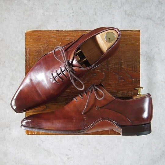 ★(スペイン製)マグナーニ SIZE 39【定価￥75,900-★オパンケ/ボロネーゼ製法】19564/カーフ/茶/メンズ/MAGNANNI★h142