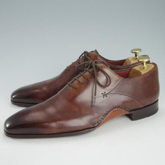 ★(スペイン製)マグナーニ SIZE 39【定価￥75,900-★オパンケ/ボロネーゼ製法】19564/カーフ/茶/メンズ/MAGNANNI★h142