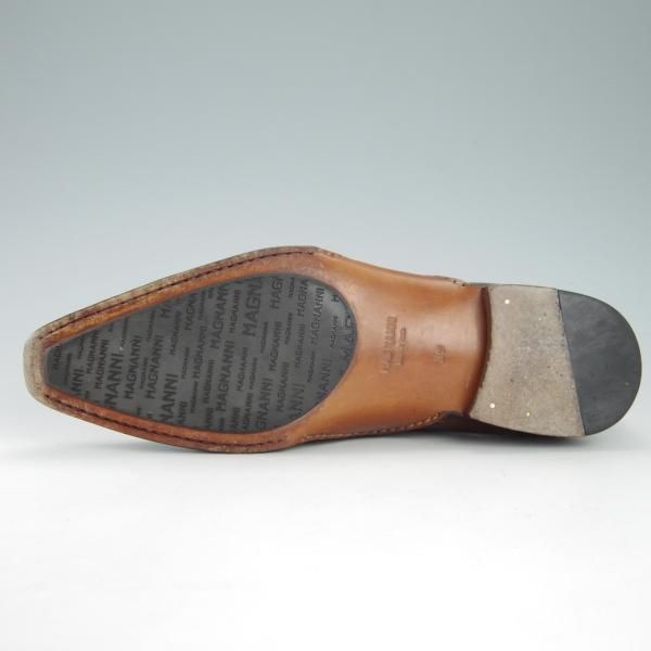 ★(スペイン製)マグナーニ SIZE 39【定価￥75,900-★オパンケ/ボロネーゼ製法】19564/カーフ/茶/メンズ/MAGNANNI★h142