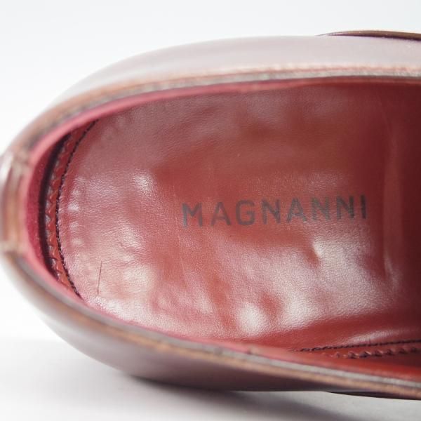 ★(スペイン製)マグナーニ SIZE 39【定価￥75,900-★オパンケ/ボロネーゼ製法】19564/カーフ/茶/メンズ/MAGNANNI★h142