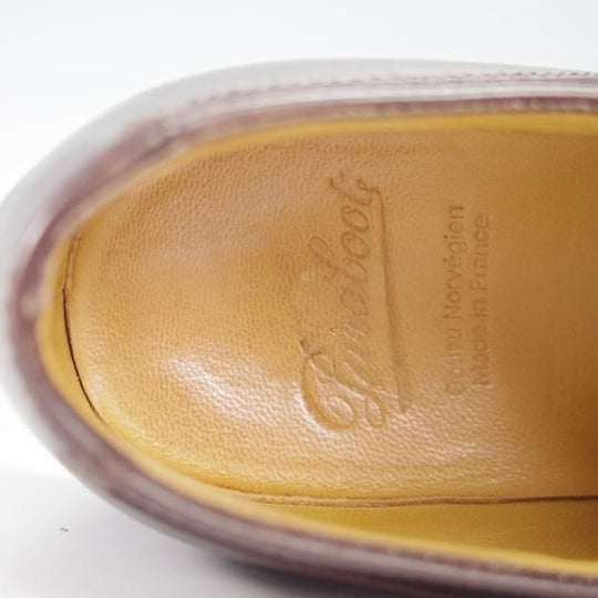 極美品★パラブーツ SIZE 6【定価￥71,500-★シャンボード/CHAMBORD】カフェ/CAFE/リスレザー/TEXソール/Uチップ/濃茶/Paraboot★h143