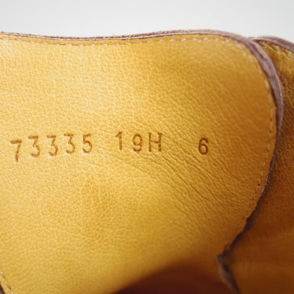 極美品★パラブーツ SIZE 6【定価￥71,500-★シャンボード/CHAMBORD】カフェ/CAFE/リスレザー/TEXソール/Uチップ/濃茶/Paraboot★h143