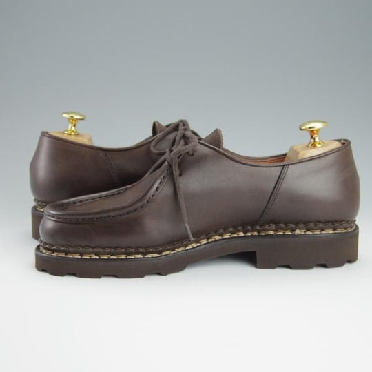 未使用★パラブーツ SIZE 38【現行定価￥71,500-★リゾルト林氏愛用素材/オイルドヌバック】MICHAEL/ミカエル/濃茶/Paraboot★h155