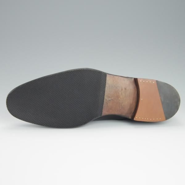 ★ジョンロブ UK7.5程度【貴重★エルメス別注/HERMES/ミュージアムカーフ】H103ラスト/JUD/ストレートチップ/黒/JOHN LOBB★h161