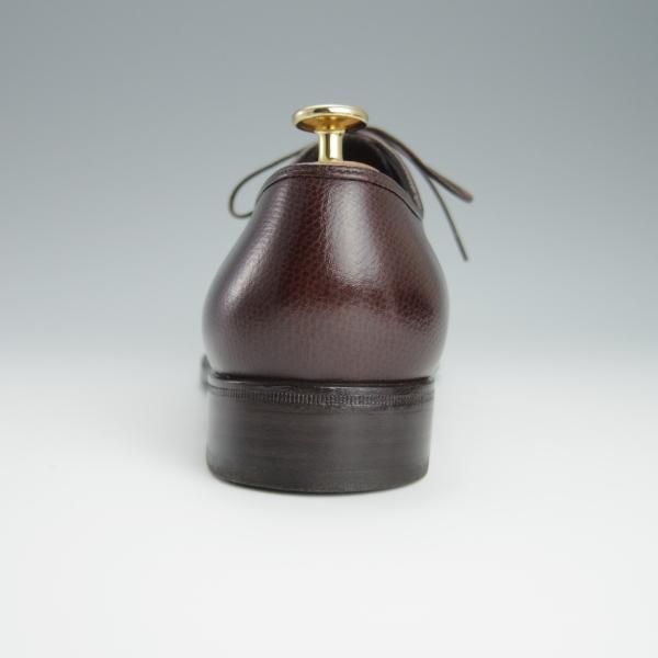 極美品☆(伊)サルヴァトーレ・フェラガモ 6.5EE【☆プレーントゥ/濃茶