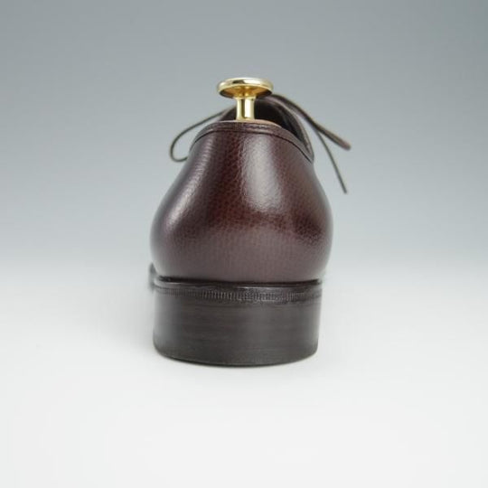 極美品★(伊)サルヴァトーレ・フェラガモ 6.5EE【★プレーントゥ/濃茶】グレインレザー/メンズ/シューズ/靴/Salvatore Ferragamo★h162