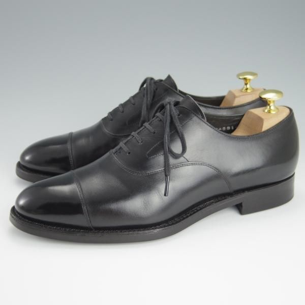 極上★三陽山長 SIZE 6.5【現行定価￥75,900-★友二郎/R2010ラスト】ストレートチップ/カーフ/黒/メンズ/tomojiro/SanyoYamacho★h163
