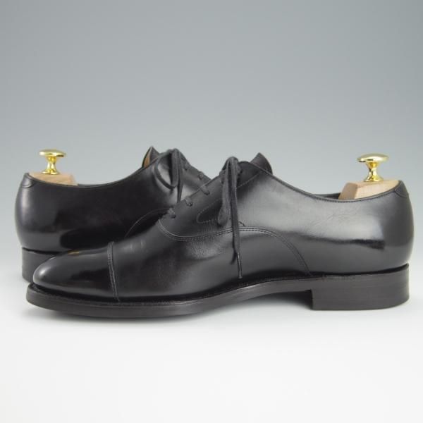 極上★三陽山長 SIZE 6.5【現行定価￥75,900-★友二郎/R2010ラスト】ストレートチップ/カーフ/黒/メンズ/tomojiro/SanyoYamacho★h163