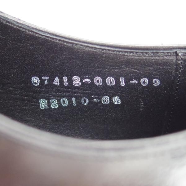 極上★三陽山長 SIZE 6.5【現行定価￥75,900-★友二郎/R2010ラスト】ストレートチップ/カーフ/黒/メンズ/tomojiro/SanyoYamacho★h163