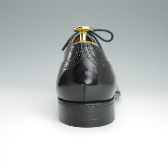 未使用★チャーチ 65F/UK6.5【旧チャーチ★デッドストック品/73ラスト/3都市ロゴ】セミブローグ/カーフ/黒/メンズ/Church's★h167