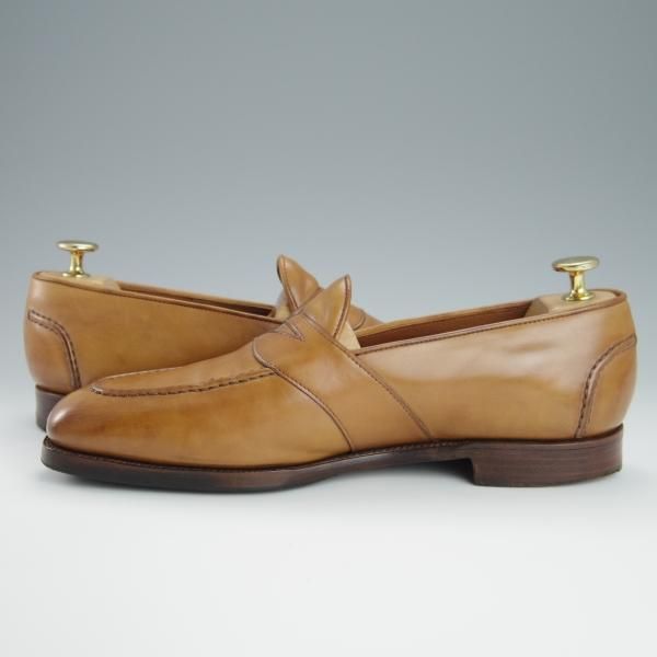 【エドワードグリーン製ラルフローレン】ローファー 66 試着程度 エドワードグリーン製 ラルフローレン バタフライ