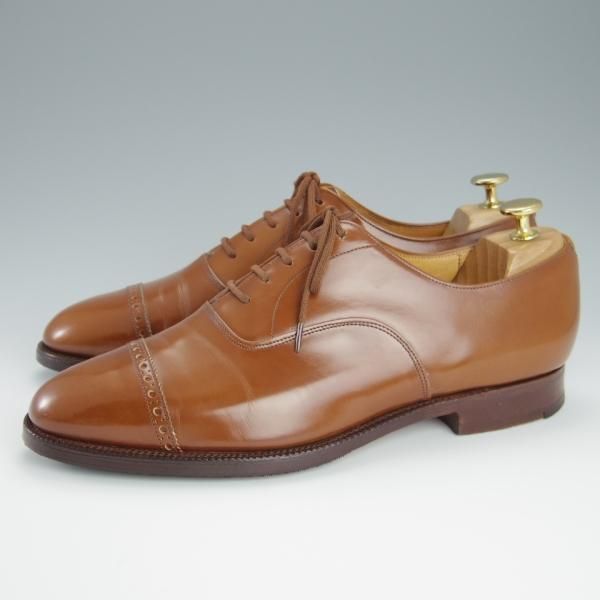 ★チャーチ UK8(左)/UK8.5(右)【旧チャーチ★ブックバインダーカーフ/3都市ロゴ】84ラスト/Barcroft/パンチドキャップトゥ/Church's★h175