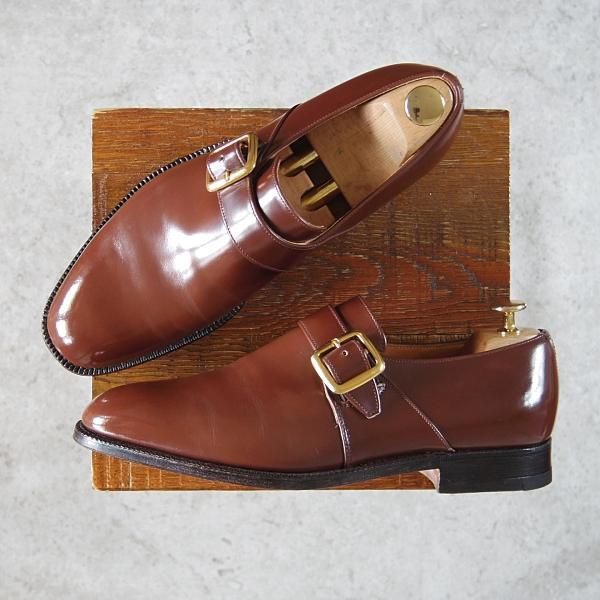 極美品★チャーチ 80F/UK8【現行定価￥136,400-★旧チャーチ/ブックバインダーカーフ】73ラスト/3都市ロゴ/Westbury/茶/Church's★h176