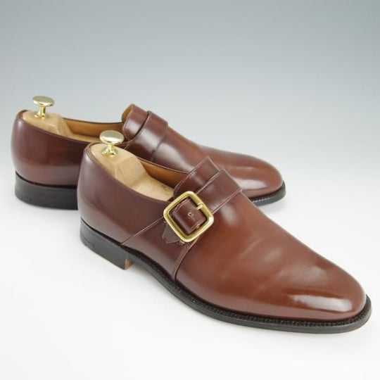 極美品★チャーチ 80F/UK8【現行定価￥136,400-★旧チャーチ/ブックバインダーカーフ】73ラスト/3都市ロゴ/Westbury/茶/Church's★h176