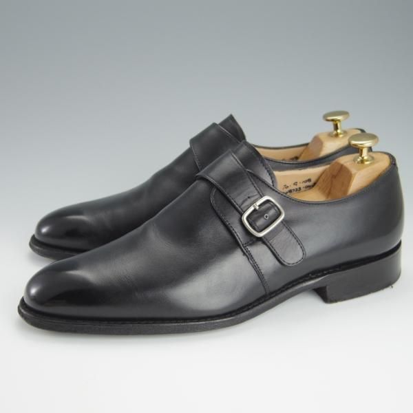 極上★チャーチ 70G/UK7【★モンクストラップ/BAMPTON/108ラスト】FLEX CONSTRUCTION/カーフ/黒/メンズ/Church's★h177