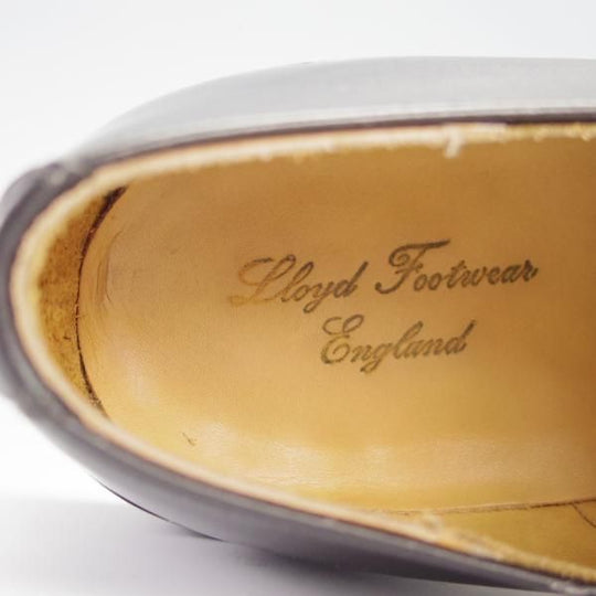 極美品★ロイドフットウェア SIZE 8【ダイナイトソール仕様★ホールカット/黒】 カーフ/メンズ/Lloyd Footwear★h178