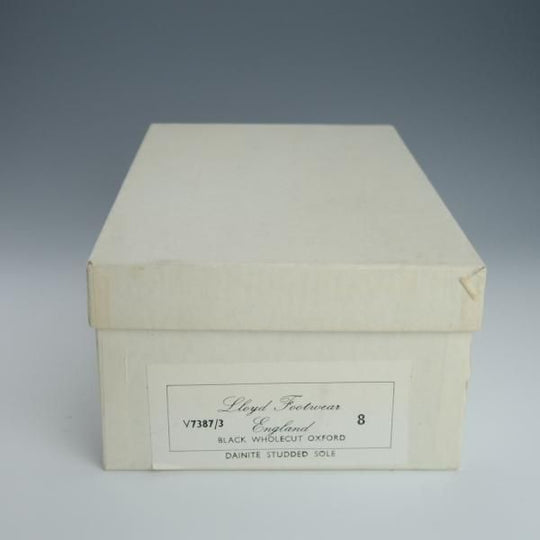 極美品★ロイドフットウェア SIZE 8【ダイナイトソール仕様★ホールカット/黒】 カーフ/メンズ/Lloyd Footwear★h178