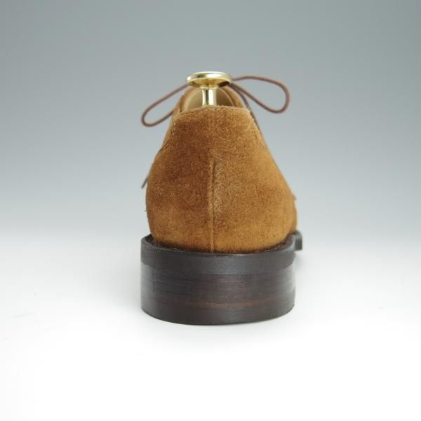 極美品★パラブーツ SIZE 7【モデル定価￥77,000-★ドレス仕様シャンボード/CHAMBORD】スエード/茶/Uチップ/メンズ/Paraboot★h179