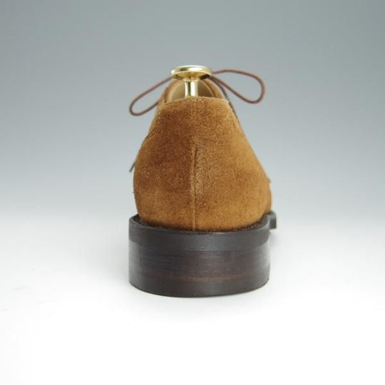 極美品★パラブーツ SIZE 7【モデル定価￥77,000-★ドレス仕様シャンボード/CHAMBORD】スエード/茶/Uチップ/メンズ/Paraboot★h179