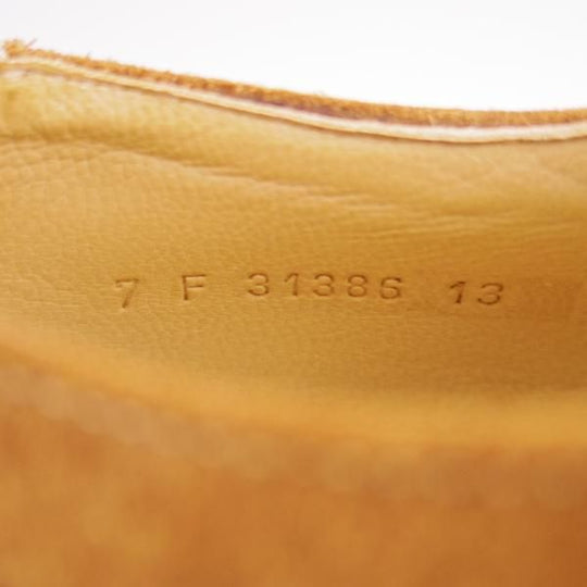 極美品★パラブーツ SIZE 7【モデル定価￥77,000-★ドレス仕様シャンボード/CHAMBORD】スエード/茶/Uチップ/メンズ/Paraboot★h179