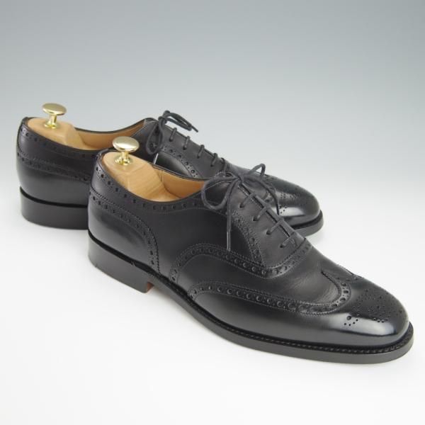 極上★チャーチ 70F/UK7【定価￥136,400-★チェットウィンド/CHETWYND】173ラスト/フルブローグ/カーフ/黒/メンズ/Church's★h180