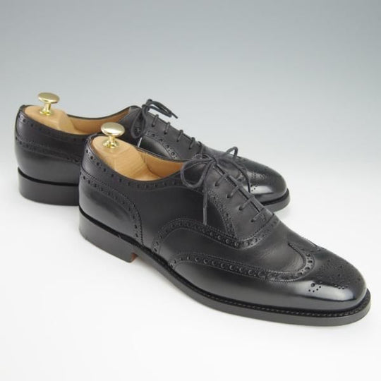 極上★チャーチ 70F/UK7【定価￥136,400-★チェットウィンド/CHETWYND】173ラスト/フルブローグ/カーフ/黒/メンズ/Church's★h180