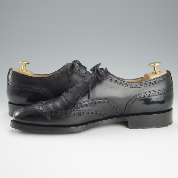 極上★チャーチ 70F/UK7【定価￥136,400-★チェットウィンド/CHETWYND】173ラスト/フルブローグ/カーフ/黒/メンズ/Church's★h180