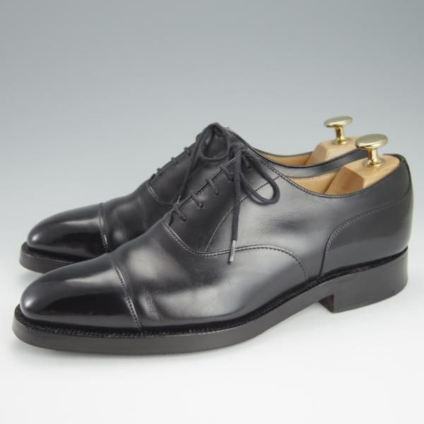 極上★(英)チーニー 6F【貴重★ユナイテッドアローズ別注/ストレートチップ】カーフ/黒/メンズ/UNITED ARROWS/CHEANEY★h181