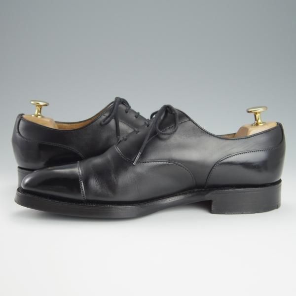 極上★(英)チーニー 6F【貴重★ユナイテッドアローズ別注/ストレートチップ】カーフ/黒/メンズ/UNITED ARROWS/CHEANEY★h181