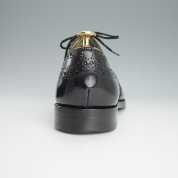 極上★チャーチ 80F/UK8【貴重★73ラスト仕様のバーウッド/BRISBANE】ブリスベン/フルブローグ/黒/メンズ/Church's★h183