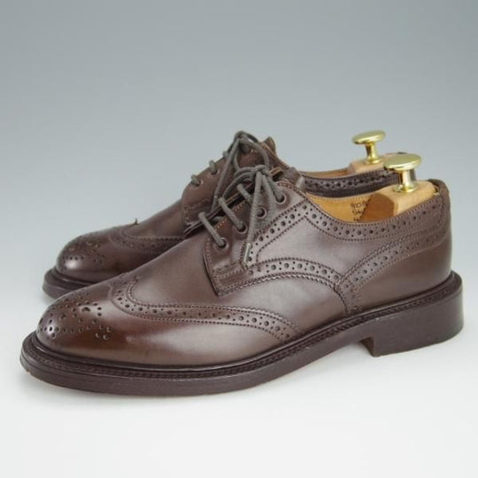 極上★トリッカーズ(レディース) SIZE 4.5【★エスプレッソバーニッシュ/5659】フルブローグ/カントリーシューズ/濃茶/Tricker's★h184