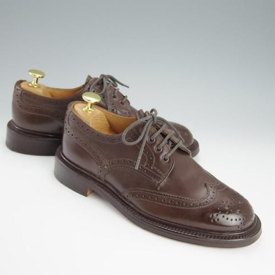 極上★トリッカーズ(レディース) SIZE 4.5【★エスプレッソバーニッシュ/5659】フルブローグ/カントリーシューズ/濃茶/Tricker's★h184