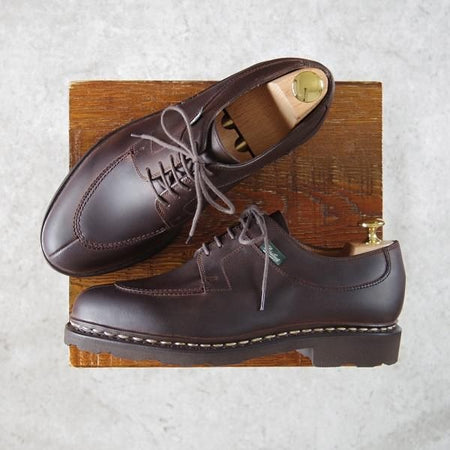 未使用★パラブーツ SIZE 5.5【定価￥71,500-★リゾルト林氏愛用素材/オイルドヌバック】AVIGNON/アヴィニョン/濃茶/Paraboot★h185