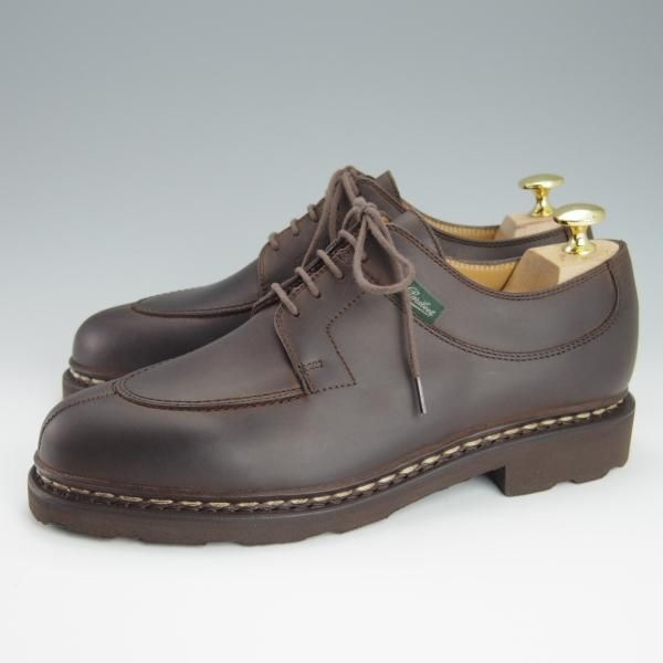 未使用★パラブーツ SIZE 5.5【定価￥71,500-★リゾルト林氏愛用素材/オイルドヌバック】AVIGNON/アヴィニョン/濃茶/Paraboot★h185