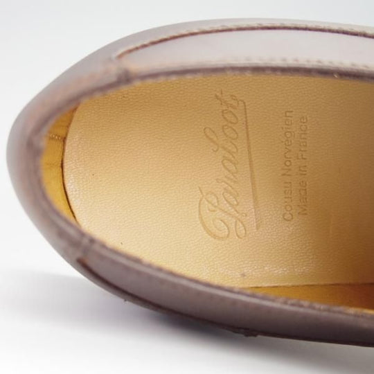 未使用★パラブーツ SIZE 5.5【定価￥71,500-★リゾルト林氏愛用素材/オイルドヌバック】AVIGNON/アヴィニョン/濃茶/Paraboot★h185